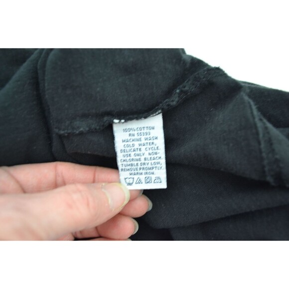 Nebraska Blackshirts Men's Medium Black Embroidered Mock Neck Long Sleeve Shirt - Picture 10 of 12